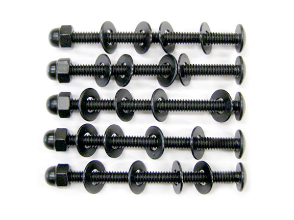 through-bolts - black