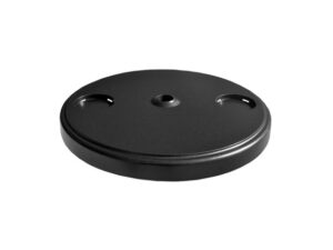 rolling umbrella base table accessory in black